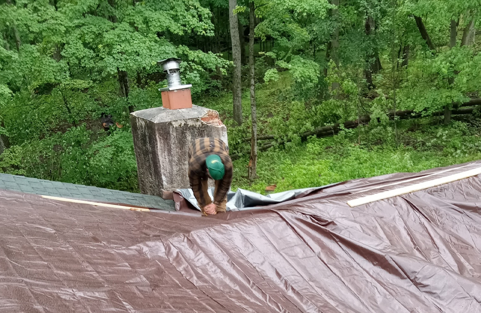 Storm Damage in Gilbertsville, PA project photo 2
