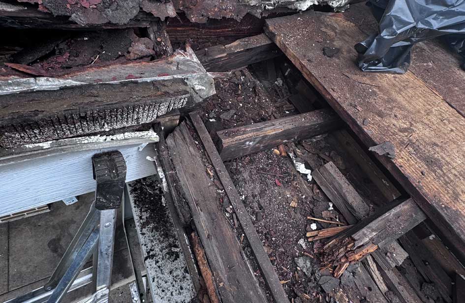 Major Flat Roof Replacement and Porch Rebuild in Grays Ferry, Philadelphia project photo 14