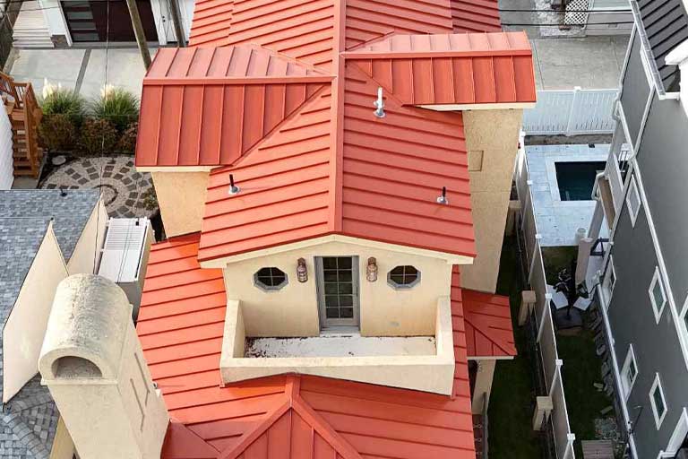 From Terracotta Tile to Metal: A Coastal Roof Transformation in Longport, NJ project photo 2